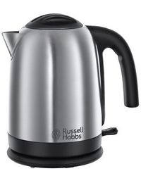 Russell Hobbs Cambridge 1.7 Litre, 3000 W Kettle 20070, Brushed Stainless Steel Silver Kettle from Amazon