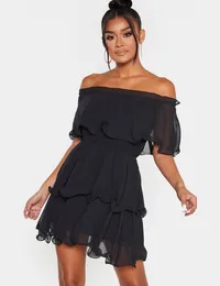 Shop Pretty Little Thing Womens Chiffon Dresses up to 85 Off DealDoodle