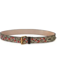 GG Supreme Monogrammed Belt from Harvey Nichols