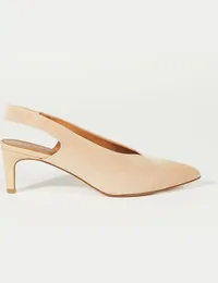 Nude Izzy Suede Slingback Court from Next