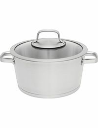 Manhattan 28cm Stainless Steel Stock Pot from Argos