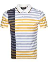 Northfleet Striped Polo T Shirt White from Mainline Menswear