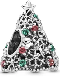 Glitter Christmas Tree Charm 799226C01 from The Jewel Hut