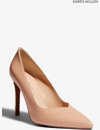 Nude Patent Court Shoes from Next