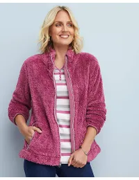 Leisure Fluffy Zip Fleece from Jd Williams
