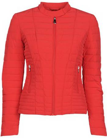 guess red jacket womens