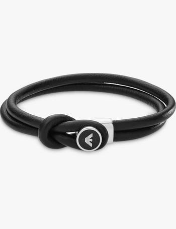 Shop Emporio Armani Women's Leather Bracelets up to 45% Off