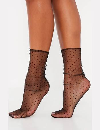 Spotty Mesh Socks