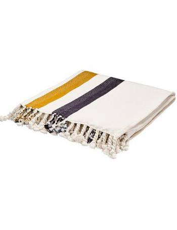 Shop Joules Striped Throws up to 70 Off DealDoodle