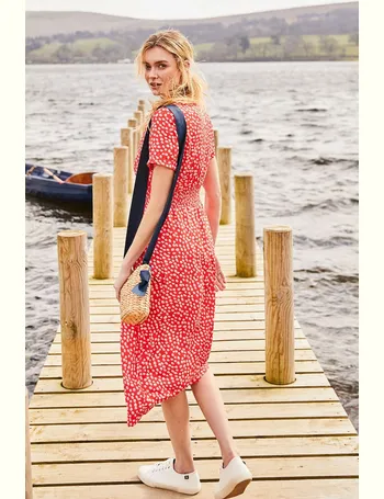 joules red dress