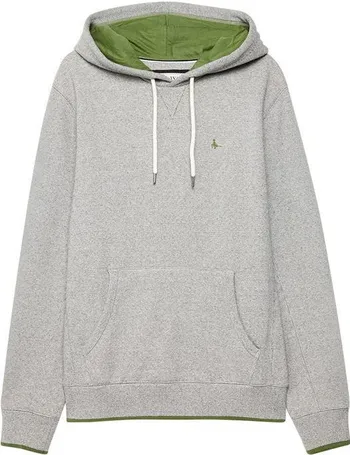 mens grey jack wills hoodie