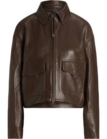 Shop Women's Polo Ralph Lauren Leather Jackets up to 30% Off | DealDoodle