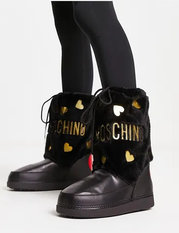 Moschino snow boots clearance uk