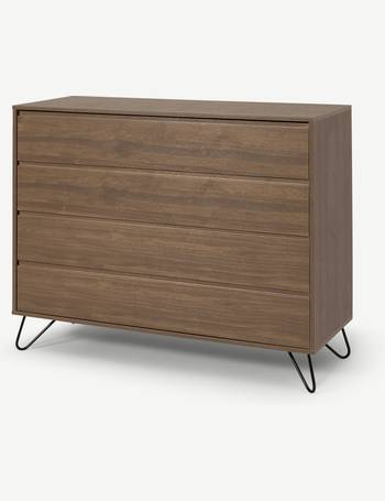 Made Elona Chest Of Drawers Vanity Grey Racing Green