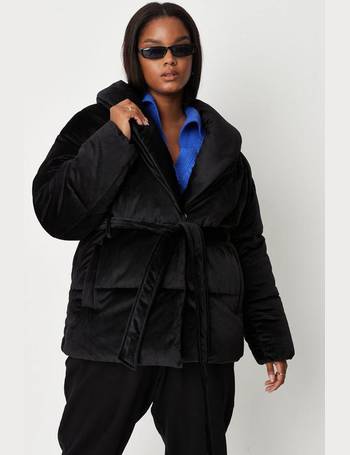 women's velvet puffer jackets