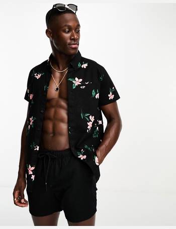 Hollister mens store floral shirts