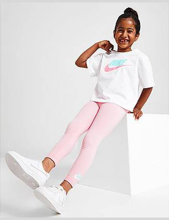 Pink Nike Girls' Pacer 1/4 Zip Top/Leggings Set Infant