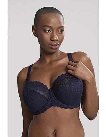 Panache Ana Plunge Bra D-H cups in Black and Vintage