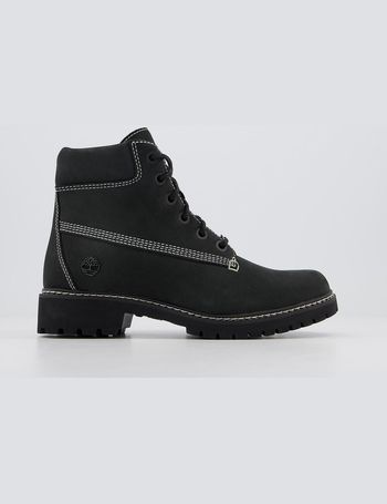 Timberland slim premium 6 inch hot sale boots black rose gold rand