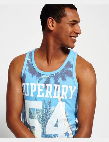 Mens superdry sale vest sale