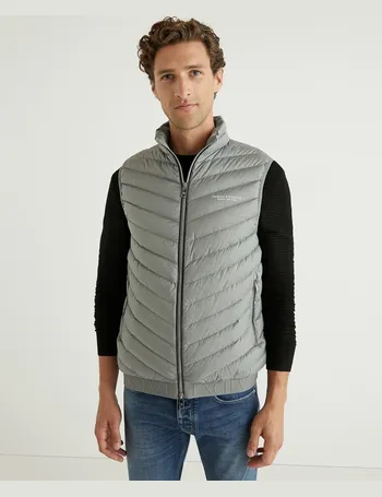 armani exchange padded gilet