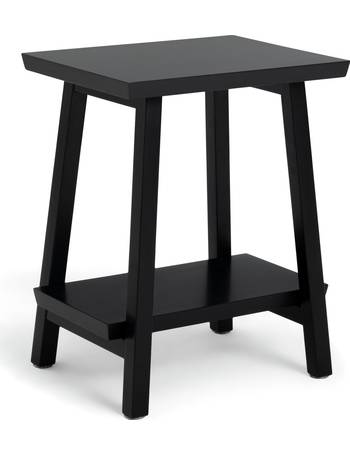 Mainstays side store table black