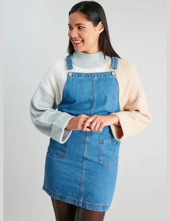 tu denim pinafore dress