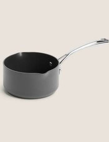 Hard Anodised 14cm Small Milk Pan, M&S chef