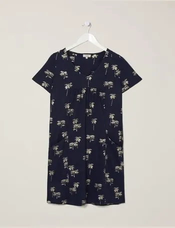 fatface alice foil daisy dress