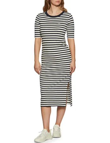 gant stripe hoodie dress