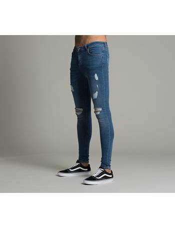 nimes super skinny spray on jeans