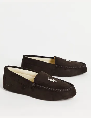 Shop Polo Ralph Lauren Men's Moccasin Slippers up to 65% Off | DealDoodle