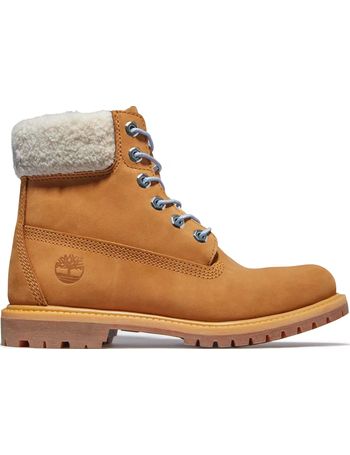 timberland slim premium 6 inch fur cuff boots stone exclusive