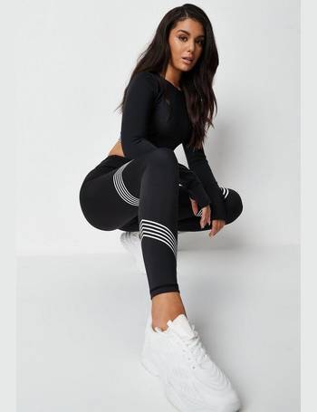 Shop Women's Missguided Stripe Leggings up to 70% Off