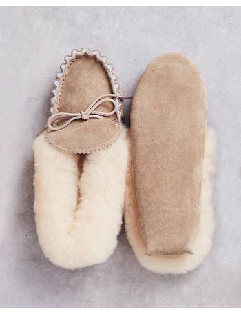 celtic sheepskin slippers sale
