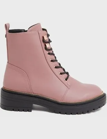 new look pink boots