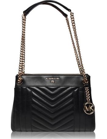 Michael Kors Brooklyn Large Flap Xbody Crossbody bag Zwart