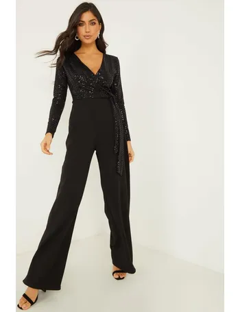 quiz sequin jumpsuit