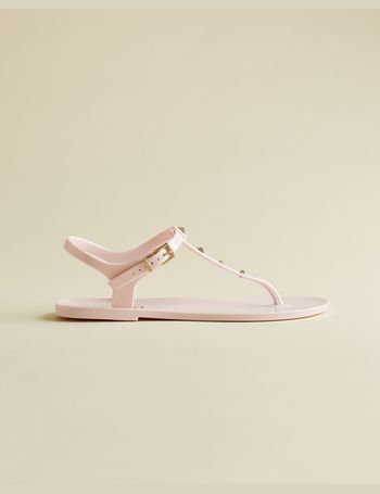 ted baker pink jelly sandals