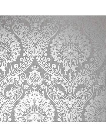 Arthouse Celestial Damask Wallpaper Metallic Glitter Stripe Textured 256801 