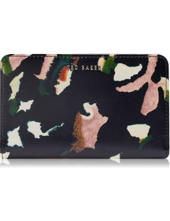 Ted Baker Clarita Floral Print Leather Matinee Purse, Pink/Multi, Compare