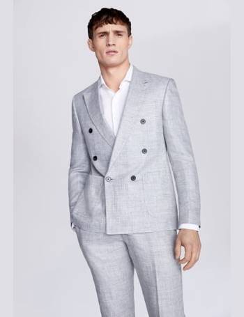 Buy MOSS Performance Tailored Fit Light Grey Marl Suit: Jacket