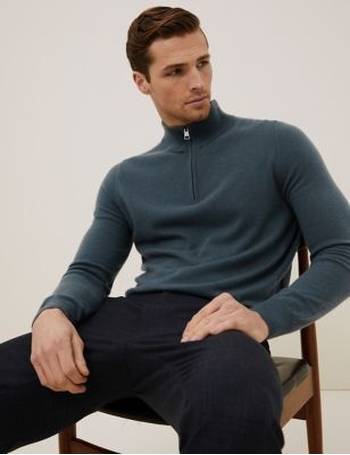 m&s mens cashmere