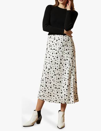 ted baker polka dot skirt