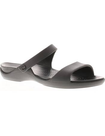 Crocs women's cleo deals v flat sandal