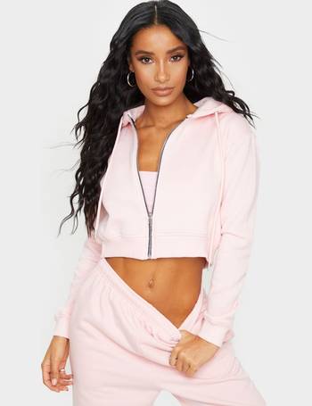 Pink Self Love Club Slogan Puff Print Oversized Hoodie