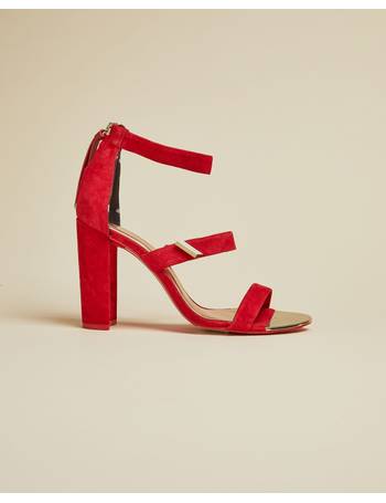 Ted baker store red sandals