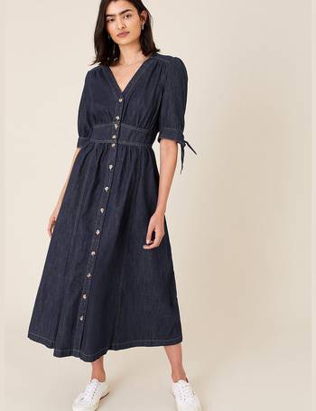 monsoon denim shirt dress