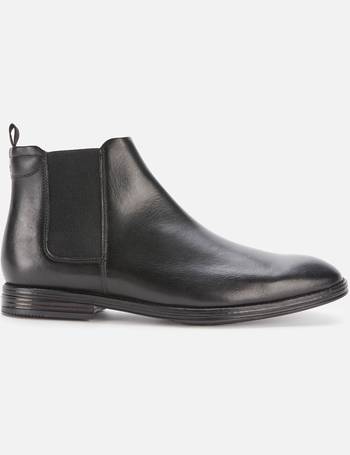 Shop Clarks Men's Black Leather Chelsea Boots up to 70% Off DealDoodle
