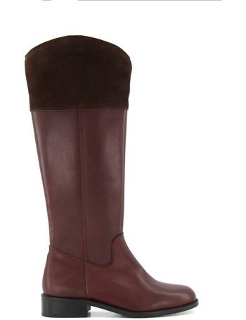 Debenhams brown outlet knee high boots